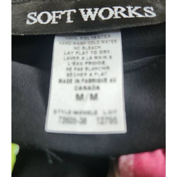 F9 Soft Works bright multicolored sheer blouse, tank top - Picture 10 of 11